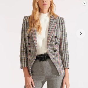 Veronica Beard Empire Houndstooth Dickey Jacket 4